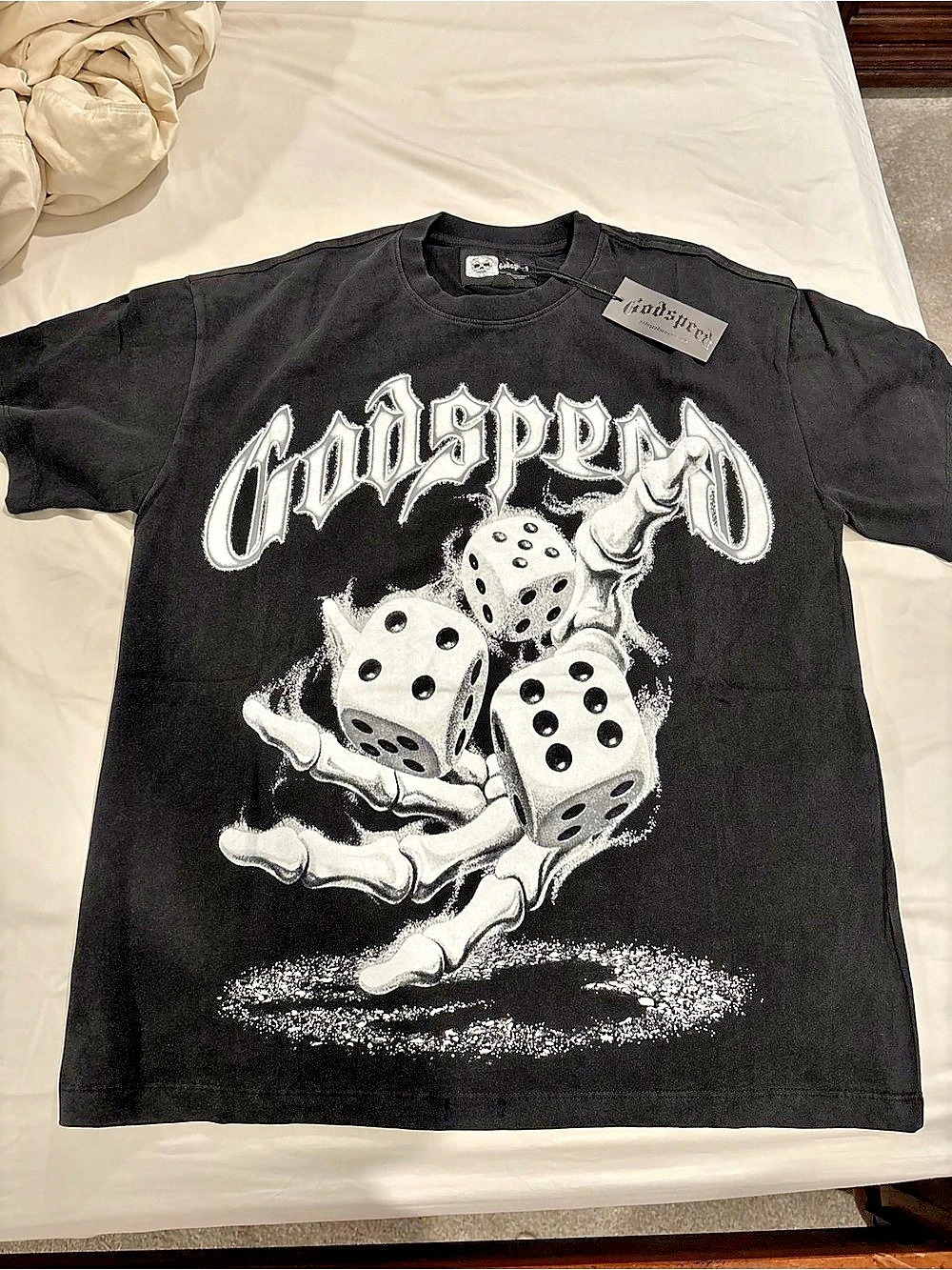 Godspeed Rarity Collection MMXXIV Out Of Many One T-Shirt Black & White Medium
